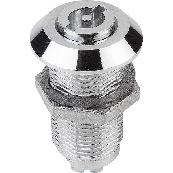 Quarter-Turn Lock Long Version, H=30, Zinc Chromed